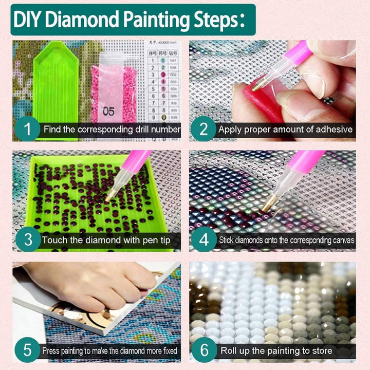 5D DIY Diamond Painting Full Round Cartoon Japan Anime Girl Diamond Embroidery Cross Stitch Diamond Mosaic Decoration Gift 11.8 X 15.8 Inch