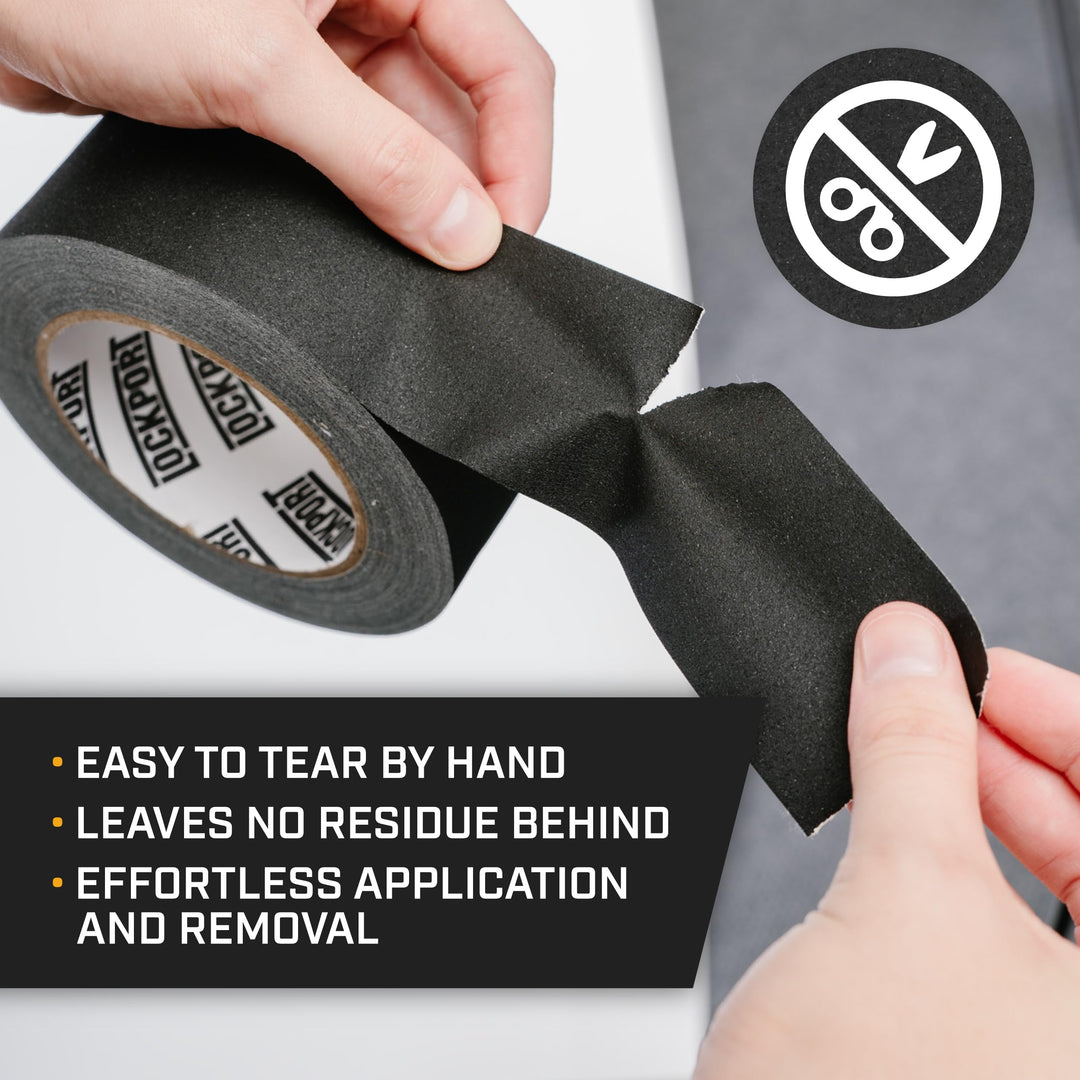 Black Gaffers Tape 3 Pack - 90 Ft x 2 Inch - Waterproof, No Residue, Non-Reflective, Easy Tear - Black Gaffer Tape for Photography, Filming, Stage, Production, and Backdrops