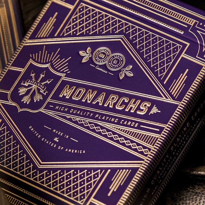 MJM Monarch Royal Edition (Purple) Playing Cards by theory11