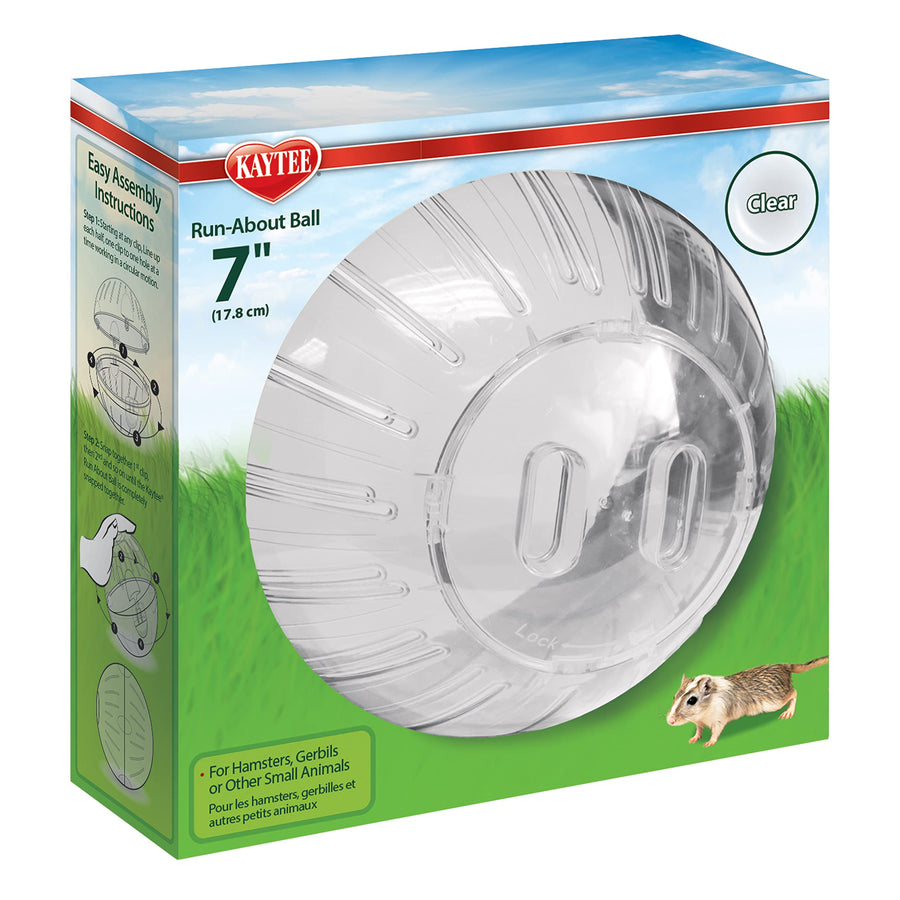 7 Clear Run-About Exercise Ball For Pet Hamsters & Gerbils