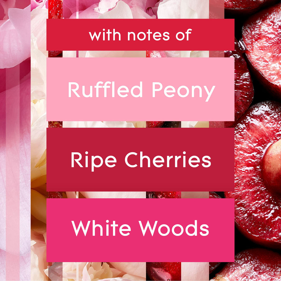 PlugIns Refills Air Freshener, Scented and Essential Oils for Home and Bathroom, Blooming Peony & Cherry, 1.34 Fl Oz, 2 Count
