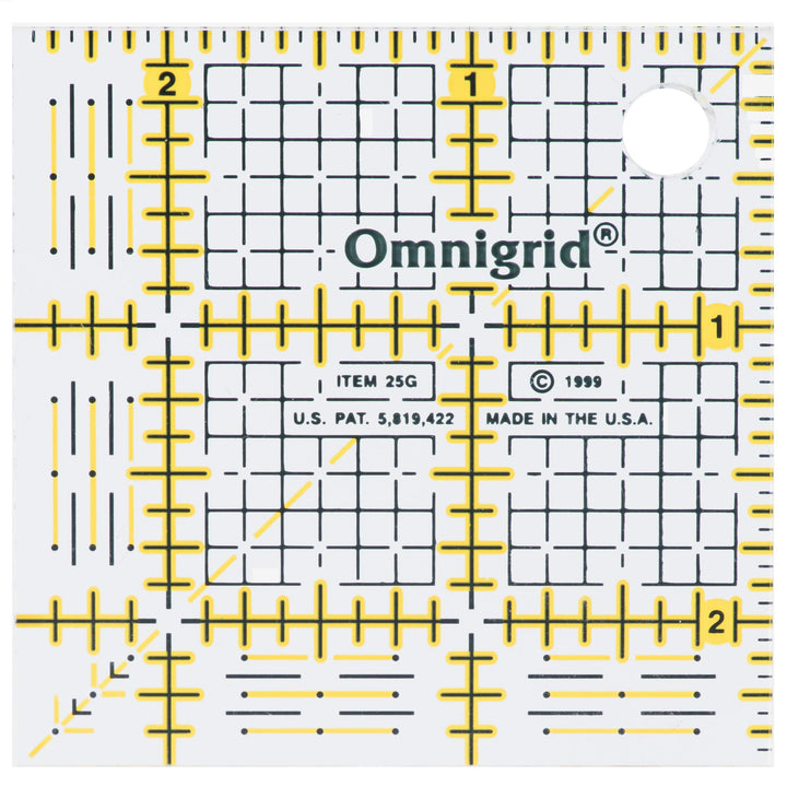 R25G 2-1/2-Inch by 2-1/2 -Inch Grid Ruler