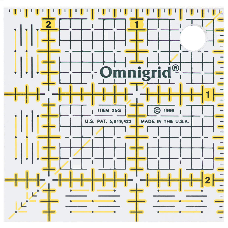 R25G 2-1/2-Inch by 2-1/2 -Inch Grid Ruler