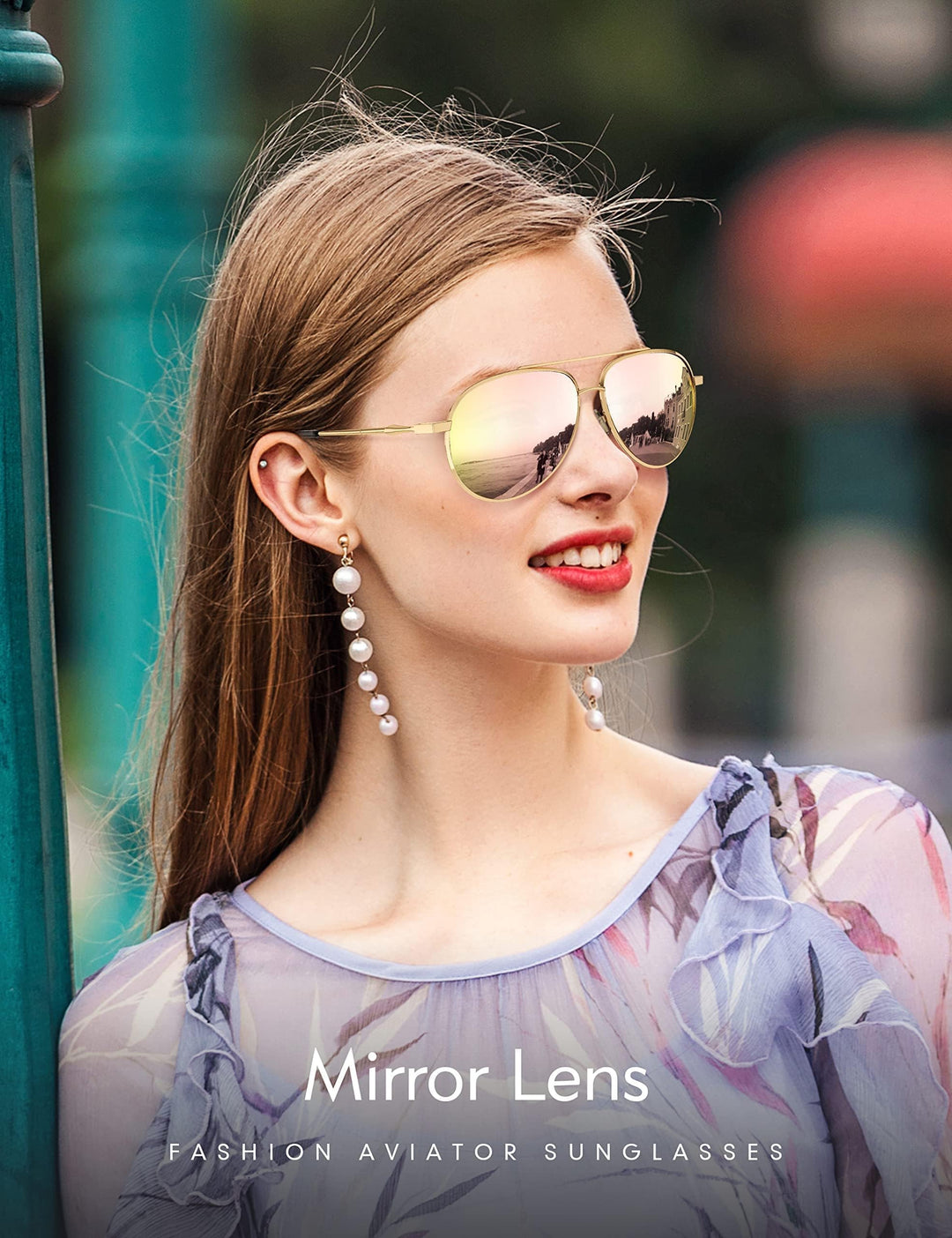 Men Women Aviator Sunglasses Polarized - UV 400 Protection Black Non Mirror Lens Metal Frame with Accessories 60mm