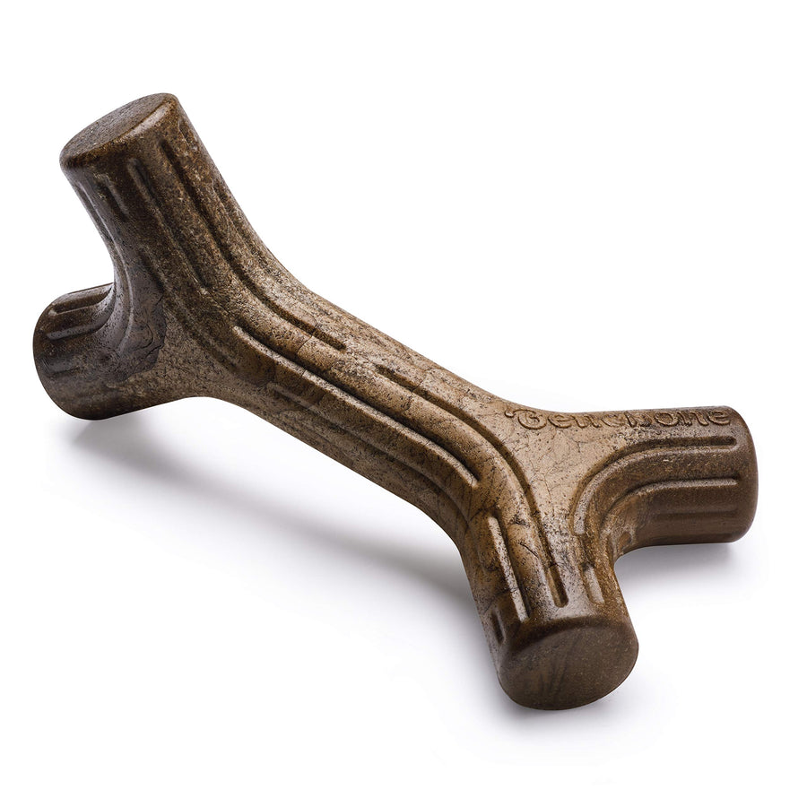 Maplestick Durable Dog Chew Toy for Aggressive Chewers, Real Maplewood, Made in USA, Medium