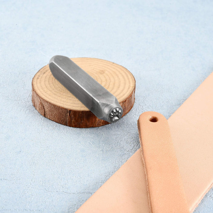 Dog Paw Metal Punch Stamp Stamping Tools 6mm for Stamping/Punching Metal, Jewelry, Clay, Leather, Wood