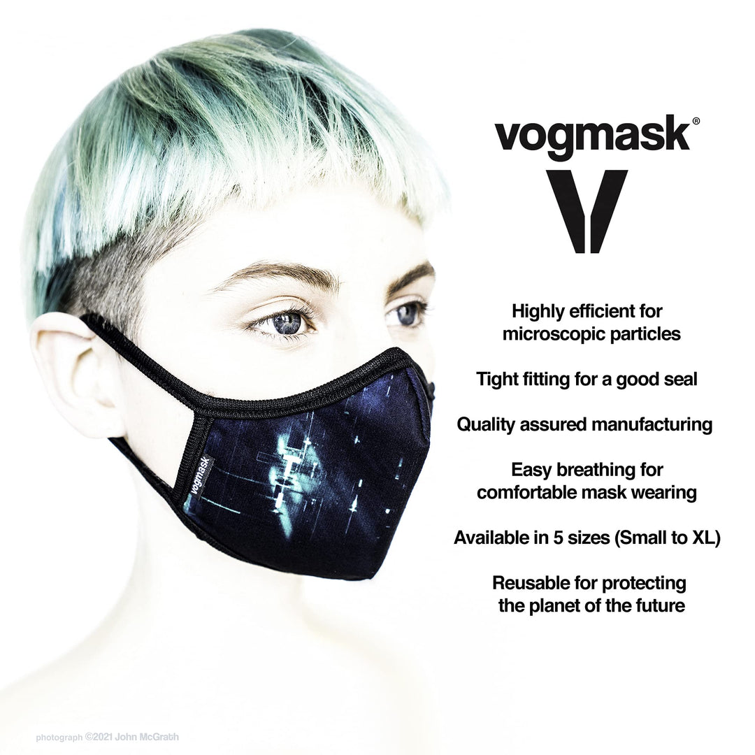 Particle Filtering Face Mask, VMC, Black Noir, Small
