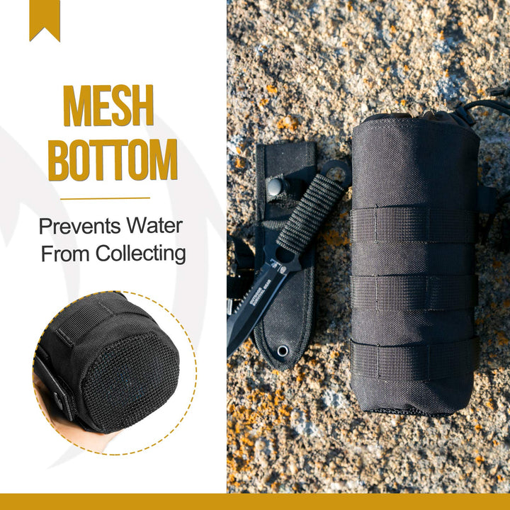 Bottle Pouch with Drawstring