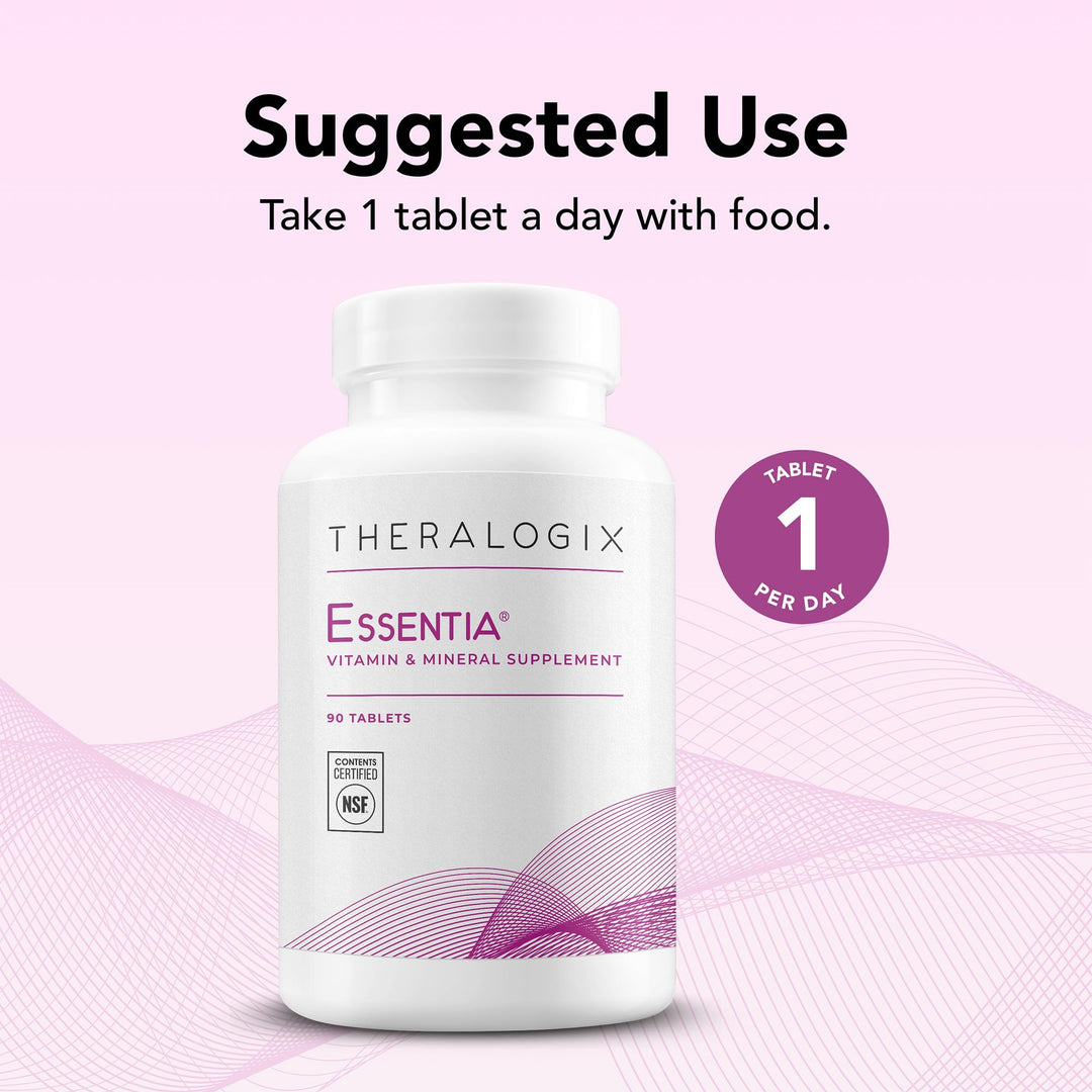 Essentia Multivitamin for Women - 90-Day Supply - Women's Daily Multivitamin - Supports Immune Health & Bone Health - Includes Vitamin C, Vitamin D, Zinc & More - NSF Certified - 90 Tablets