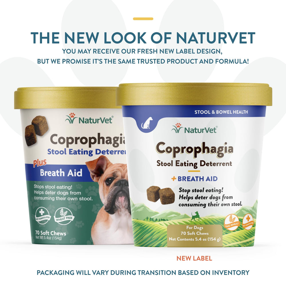 – Coprophagia Stool Eating Deterrent Plus Breath Aid – Deters Dogs from Consuming Stool – Enhanced with Breath Freshener, Enzymes & Probiotics – 70 Soft Chews