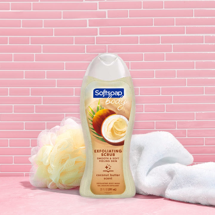 Exfoliating Body Wash, Coconut Butter Scrub - 20 Fluid Ounce