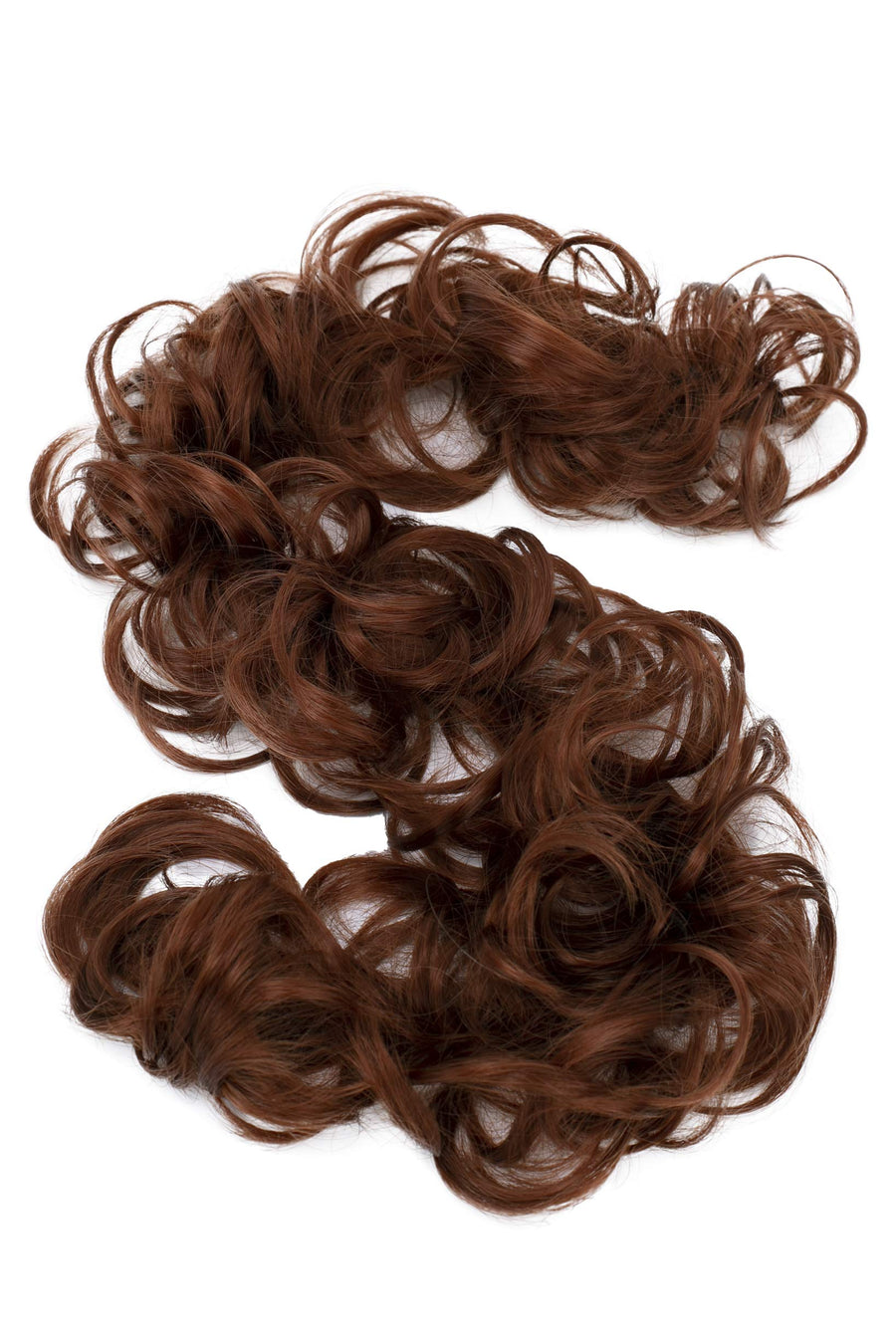 copper red #350 HW20 : PRETTYSHOP XXXL Hairpiece Hair Wrap Scrunchie Scrunchy Updos, VOLUMINOUS, Curly Messy Bun, Different Colors Available