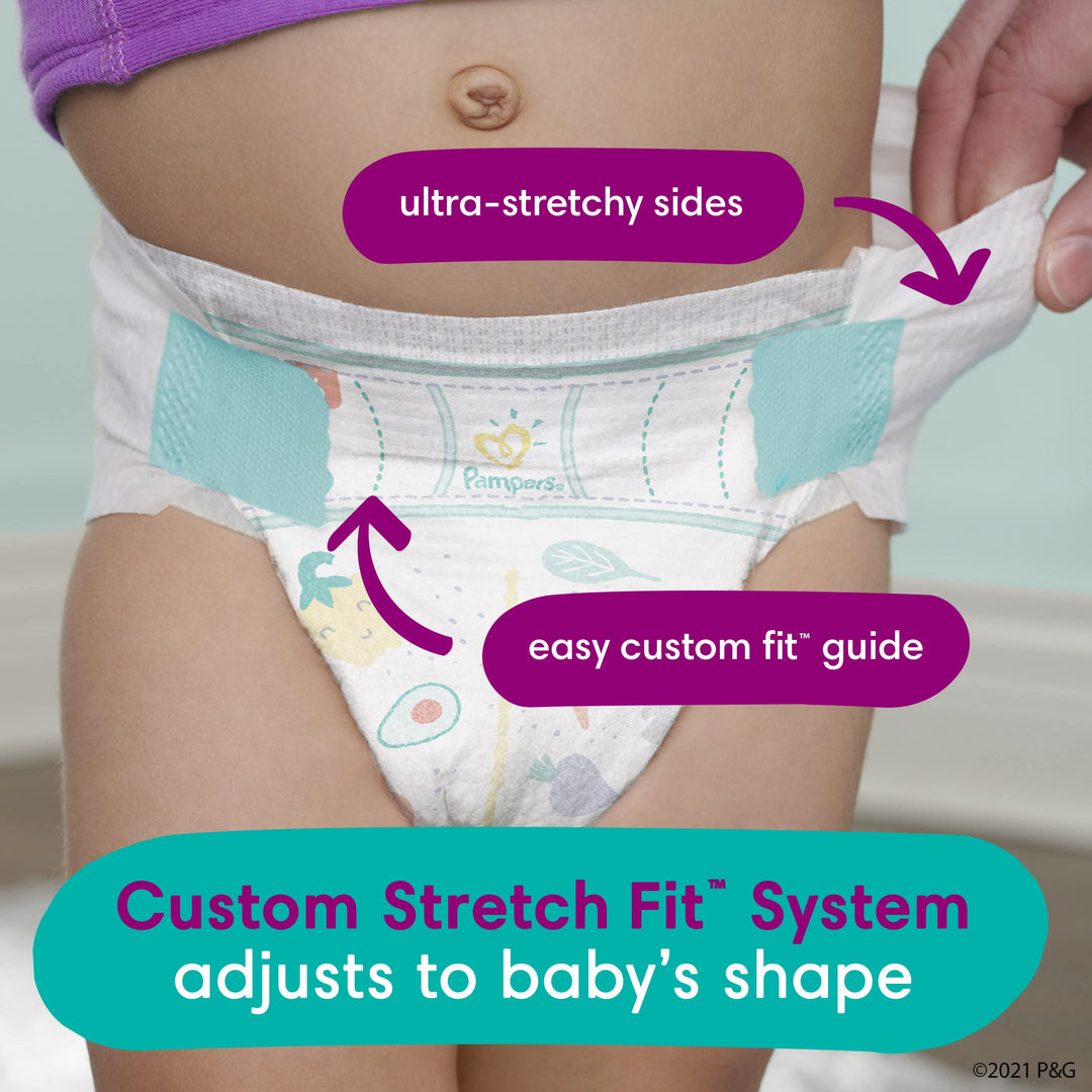 Cruisers Diapers - Size 7, 44 Count, Disposable Active Baby Diapers with Custom Stretch