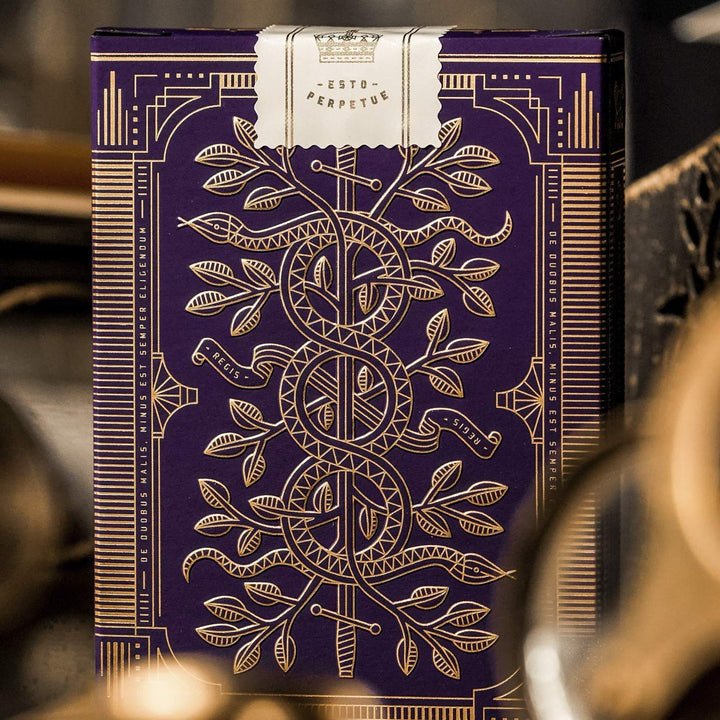 MJM Monarch Royal Edition (Purple) Playing Cards by theory11