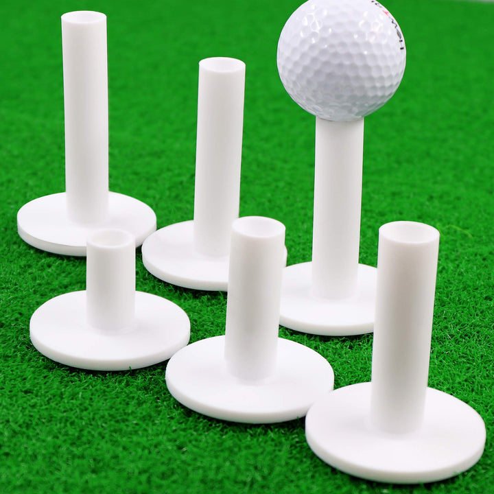Premium Rubber Golf Tees | Excellent Durability and Stability Rubber Tees | for Golf Hitting Mats and Outdoor Training
