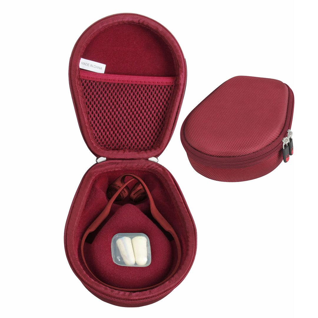 Case for AfterShokz Trekz Air/AfterShokz Aeropex/Titanium Mini/Shokz OpenRun Pro/SHOKZ OpenRun Pro 2 Open Ear Wireless Bone Conduction Headphones AS650 / AS800 (Canyon Red)