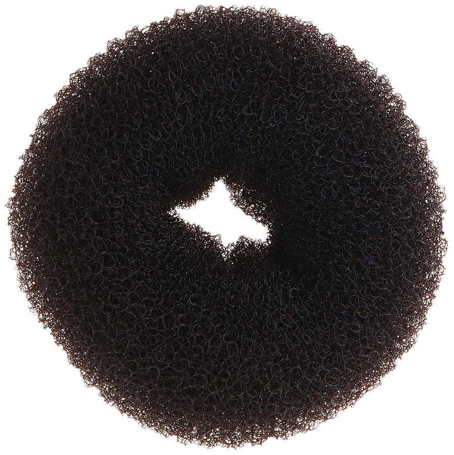 Small, Brown : Hair Donut, Brown, Small