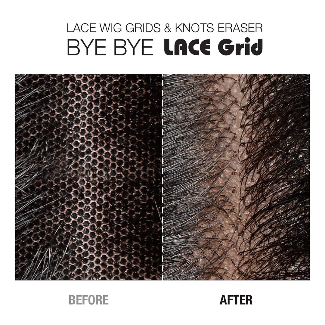 Fake Scalp Tape Lace Wig Grids and Knots Eraser Silicone Melting Tape, Bye Bye Lace Grid HD Natural Hide Cover Skinlike Durable Breathable Reusable Ultra-Thin Non-Slip Tape (Natural)