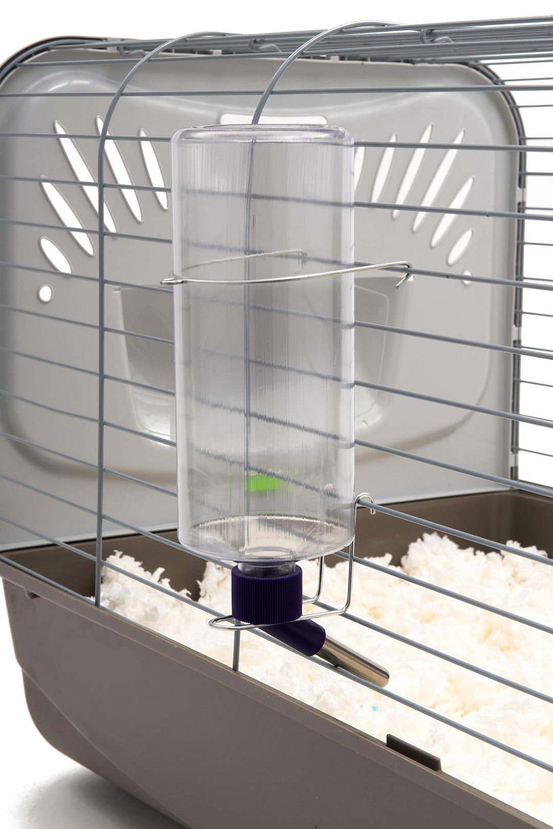 Standard Cage Water Bottles for Rabbits, Ferrets, Guinea Pigs, Hamsters, Rats, Mice and Other Small Animal's (32 Ounce, Clear)
