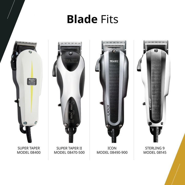 2-Hole Standard Clipper Blade, 1mm-3mm Replacement Blade for Super Taper, Super Taper II, Icon, Pro Basic, Sterling 9 Clippers