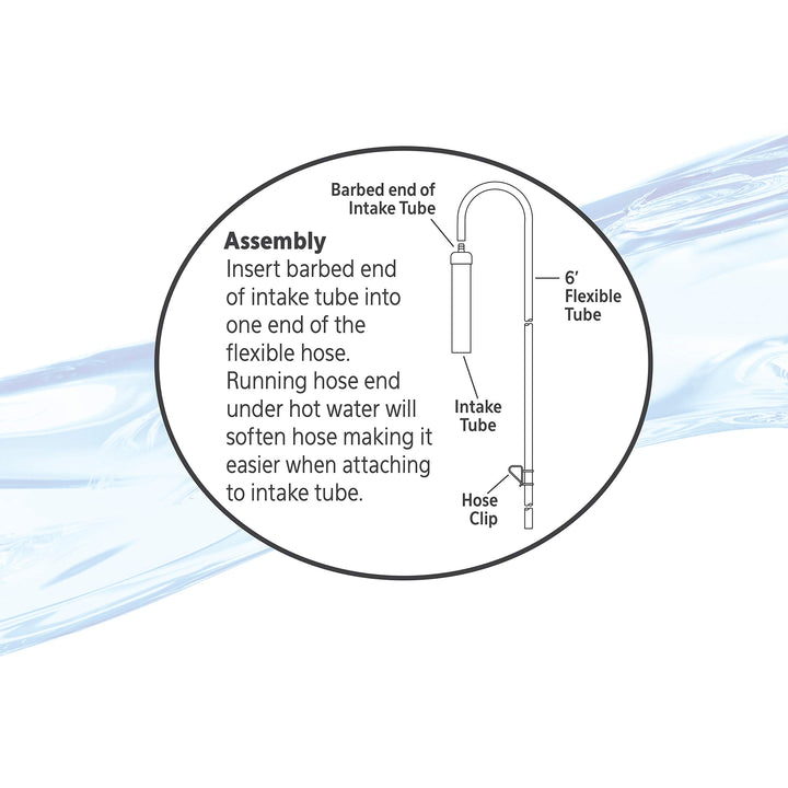 Aquarium Siphon Vacuum Gravel Cleaner Medium - 9 Inches