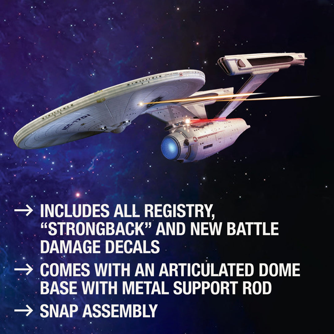 Star Trek U.S.S. Enterprise Refit Wrath of Khan Edition 2T 1:1000 Scale Model Kit