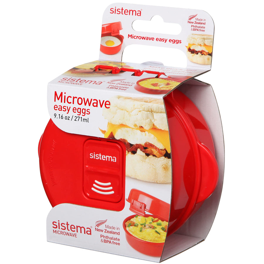 Microwave Egg Cooker and Poacher with Steam Release Vent
