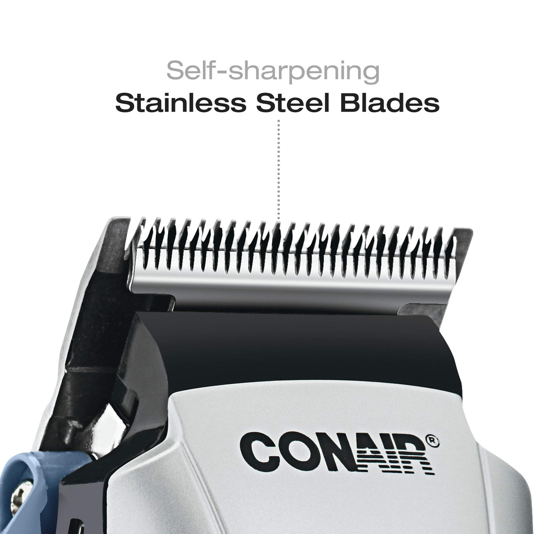 MAN Custom Cut, Hair Clippers for Men, No Slip Grip 18-piece Home Hair Cutting Kit