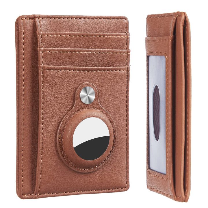 Slim Minimalist Front Pocket Air Tag Wallet, Mens Wallet with Airtag Holder