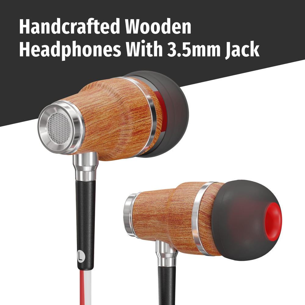 Wired Earbuds with Microphone – 90% Noise Cancelling Ear buds with Mic, in Ear Headphones Wire for Computer & Phone, Earphones 3.5 mm Jack