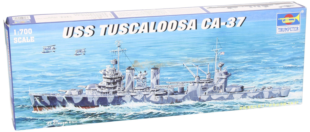 1/700 USS Tuscaloosa CA37 New Orleans Class Heavy Cruiser Model Kit