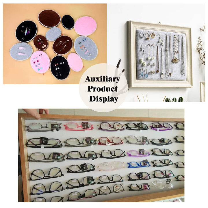 Self-Adhesive Velvet Fabric for Jewelry Display Cabinets, Eye Boxes, Photo Frame Boxes, Boutique Display Cabinets,17.7 by 100 Inches(Jewelry Blue)