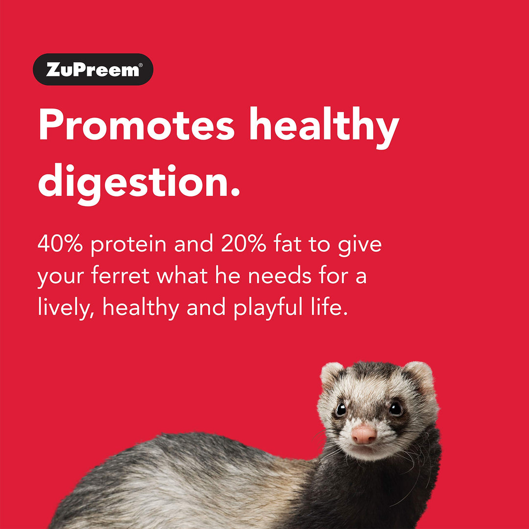 Premium Daily Ferret Food, 8 lb - Made in USA, Complete Nutrition Diet, Highly Digestible, No Corn