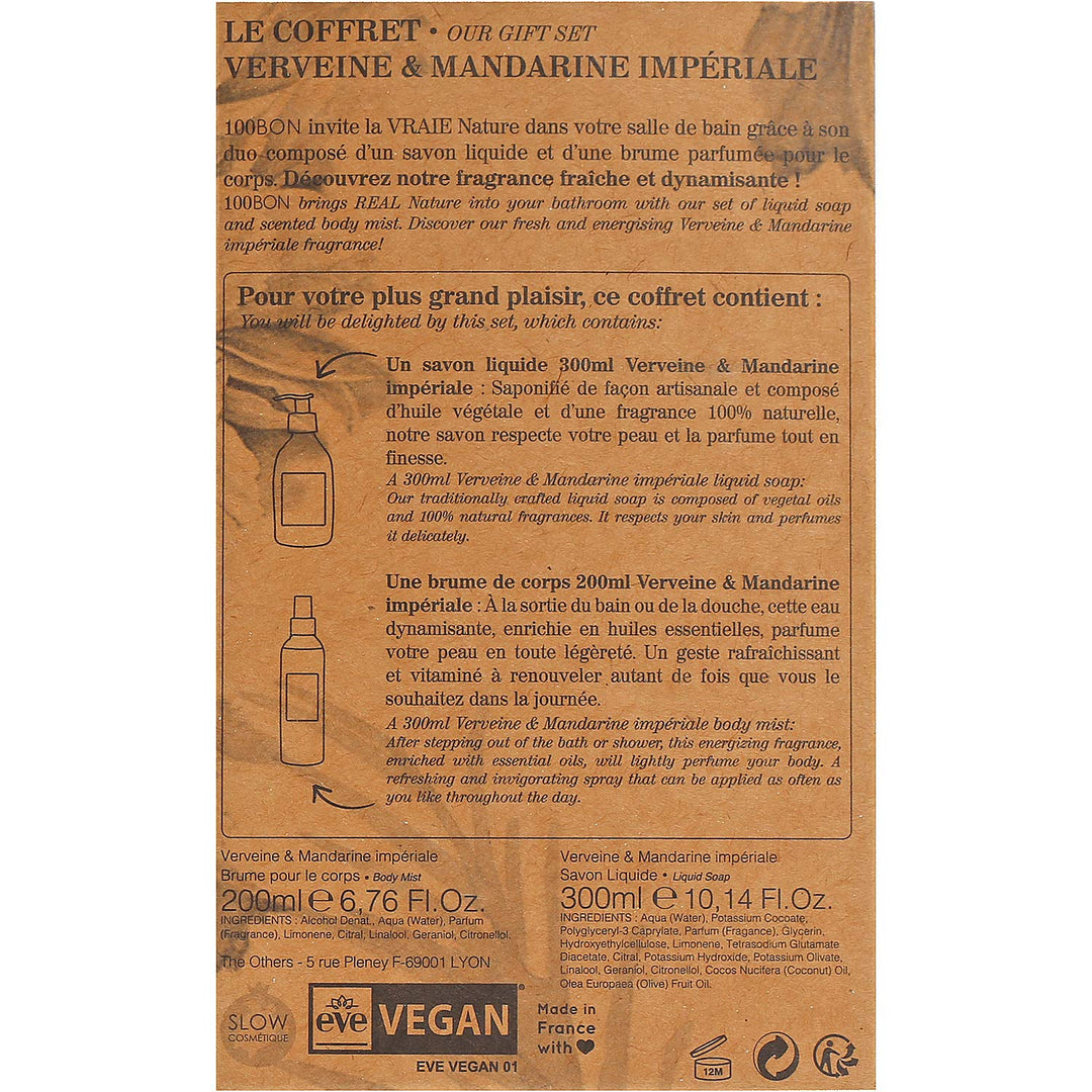 100Bon Verveine Et Mandarinetonifiante Liquid Soap 10 Oz