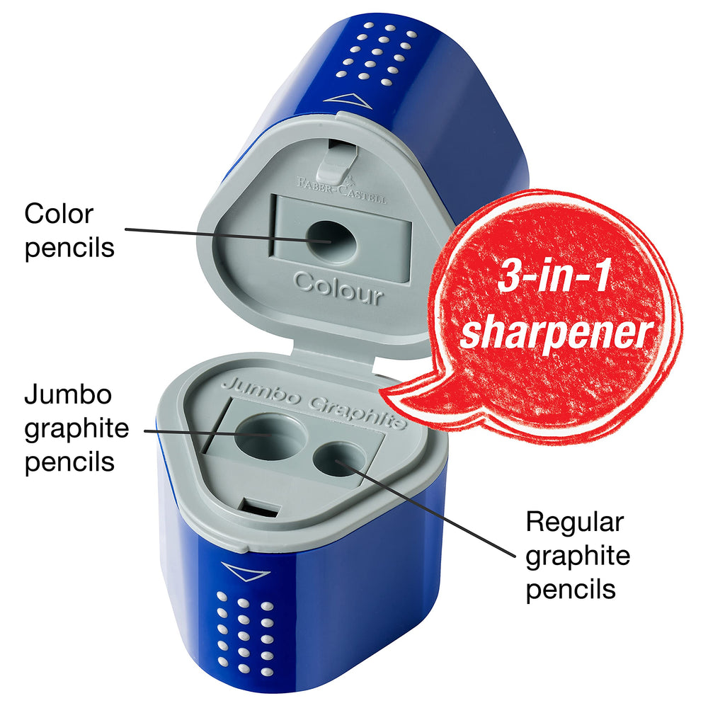 Grip Trio Sharpener Arts and Crafts, Multi