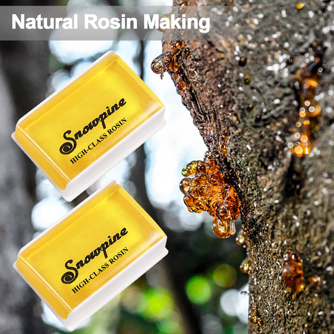 2 Pack Violin Rosin, Light Low Dust Rosin, Rosin for Violin Bow, Rosin Violin for Violin Viola Cello Bowed String