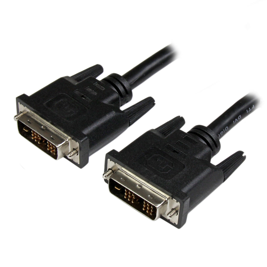 6 ft DVI-D Single Link Cable - Male to Male DVI-D Digital Video Monitor Cable - DVI-D M/M - Black 6 Feet - 1920x1200 (DVIMM6)