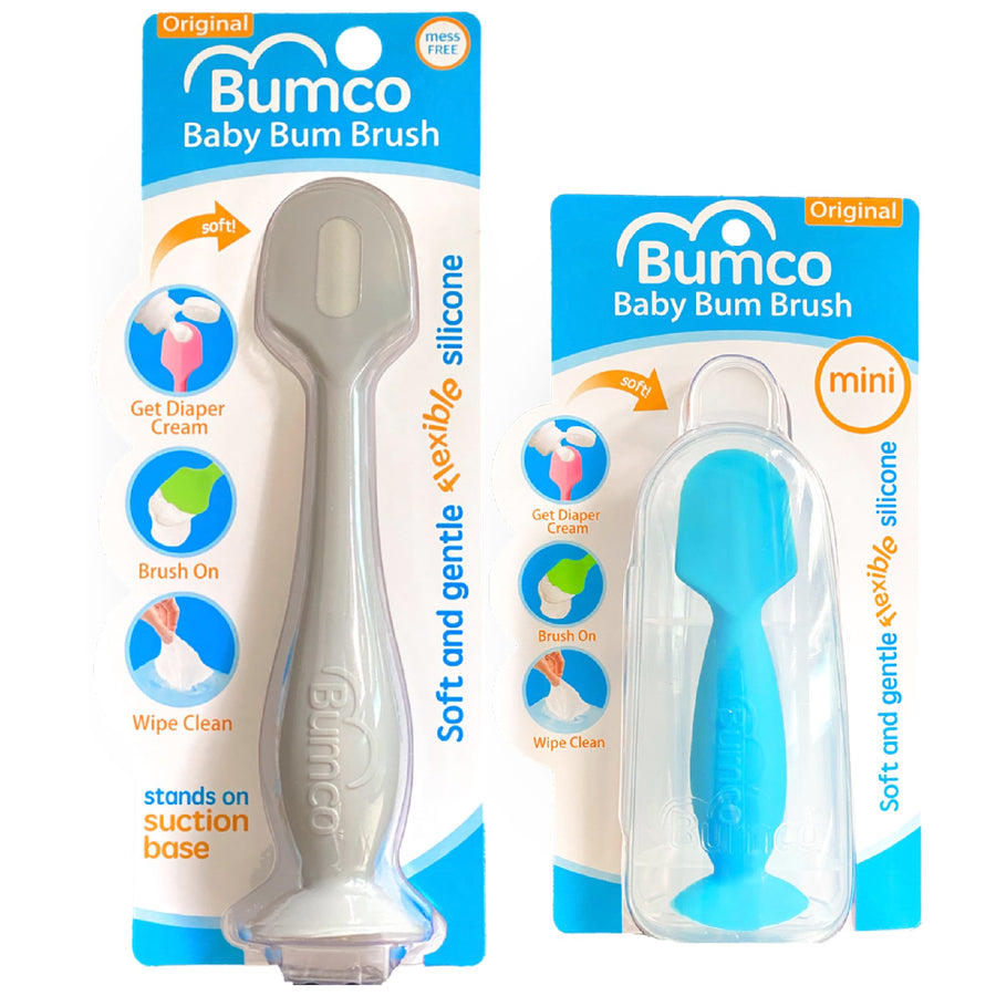 Bumco + Mini Diaper Cream Spatula with Case - BPA-Free Butt Spatula Baby, Soft Diaper Spatula, Baby Diaper Cream Applicator, Mom-Invented Diaper Bag Essentials, Butt Spatula