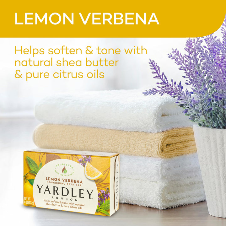 London Lemon Verbena Naturally Moisturizing Bath Bar, 4 ounce