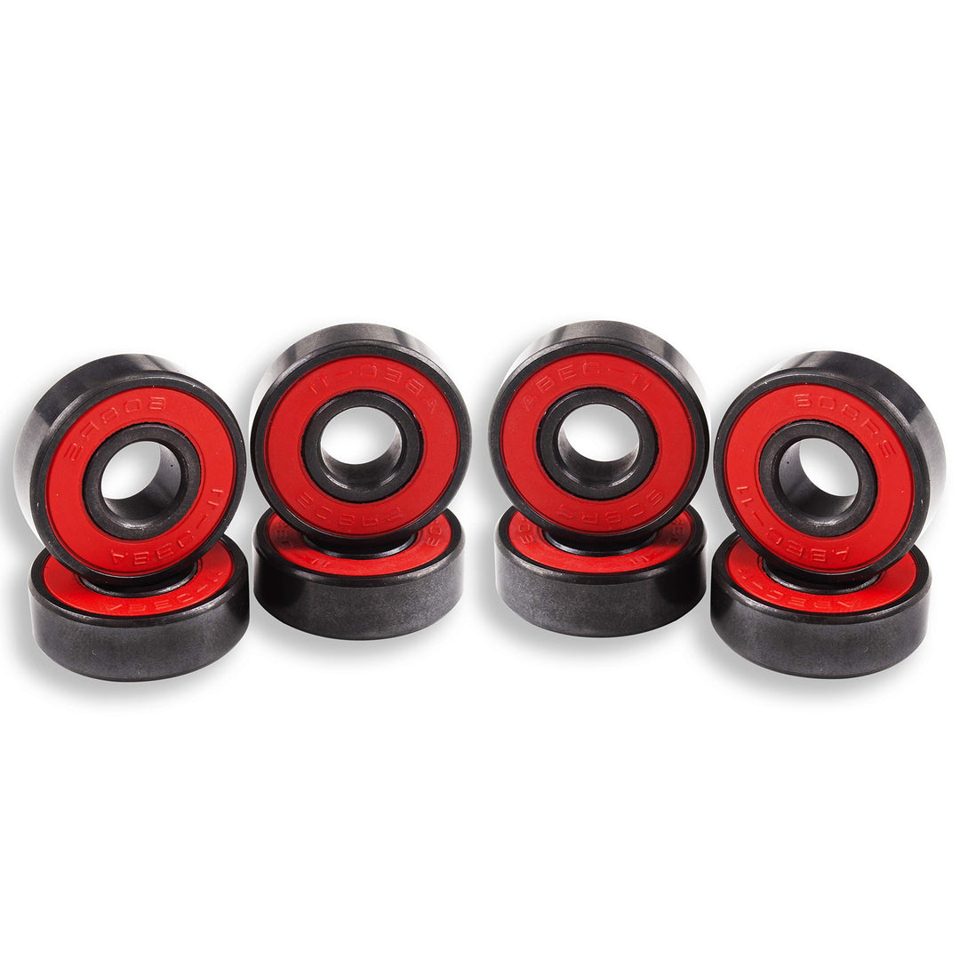 Ceramic Skateboard Bearings High Speed Double Shielded 608 RS ABEC-11 8 Pack Set for Skateboard Trucks Scooters Wheel Roller Skate