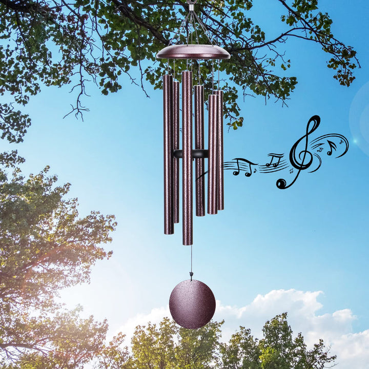 Large Wind Chimes, 36 Inch Sympathy Memorial Aluminum Deep Tone Wind Chimes for Loss of a Loved One Condolence Gift Garden Patio Outdoor Home Decoration