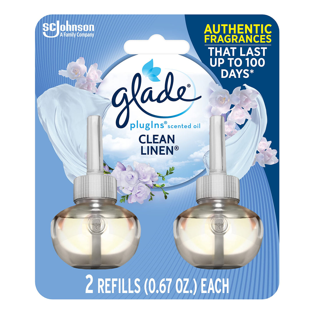 Clean Linen , 2 Count (Pack of 6) : Plugins Scented Oil Clean Linen Refill 1.34 Fluid Ounce 2 Count (Pack of 6)