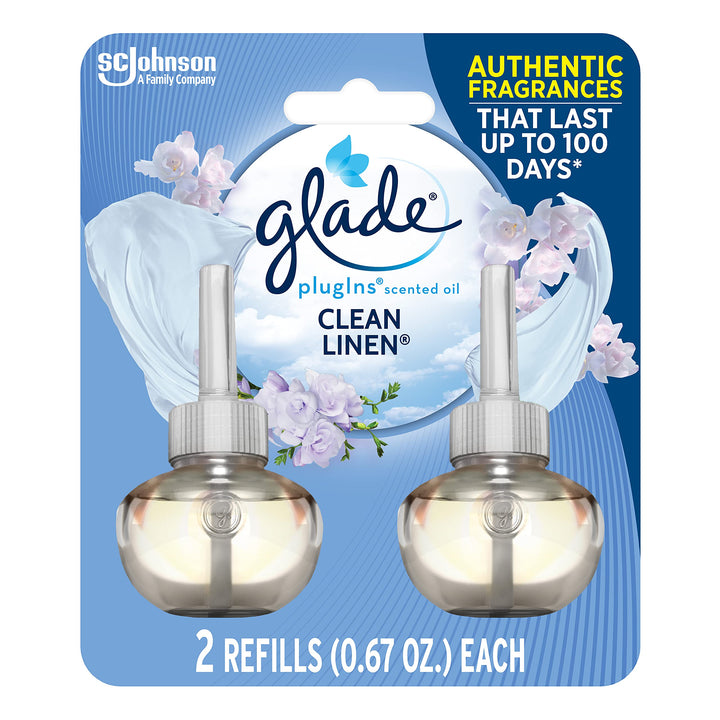 Clean Linen , 2 Count (Pack of 6) : Plugins Scented Oil Clean Linen Refill 1.34 Fluid Ounce 2 Count (Pack of 6)