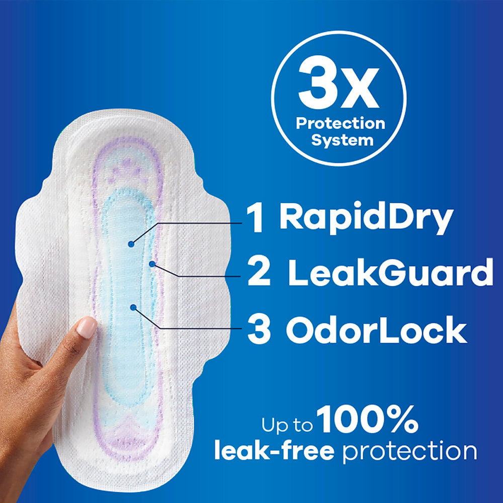 Ultra Thin Pads Super W/Flexi-Wings Unscented 42 Count