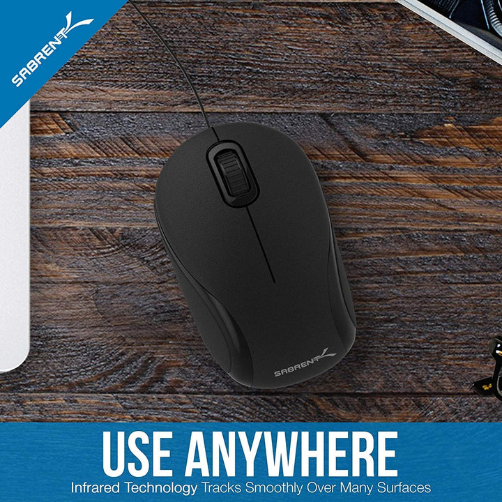 Mini Travel USB Optical Mouse with Retractable Cable (MS-OPMN)