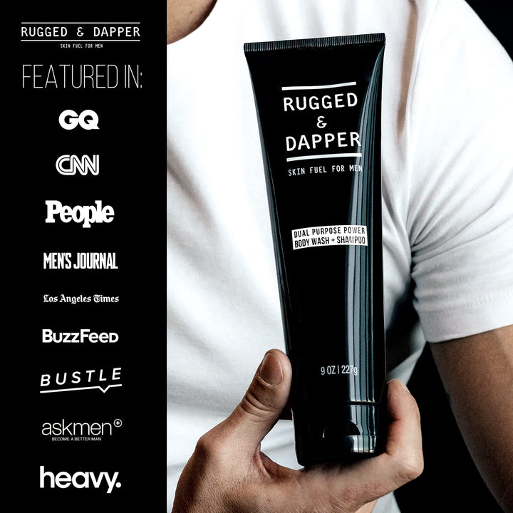Mens Body Wash and Mens Shampoo - Tea Tree Body Wash Men Love - Dandruff Shampoo for Men - Acne Body Wash Shampoo - Anti Dandruff Shampoo for Men - Premium Men's Body Wash - Men's Shampoo