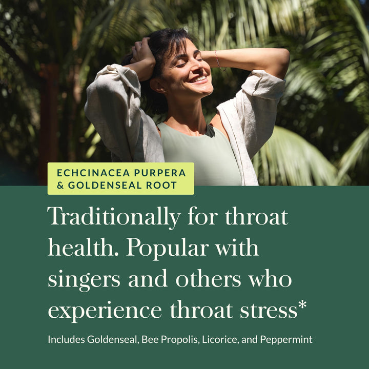 Echinacea Goldenseal Propolis Throat Spray - for Immune Support & Throat Health - with Licorice Root, Thyme, Echinacea, Peppermint & Oregon Grape - Organic 1 Fl Oz Spray Bottle