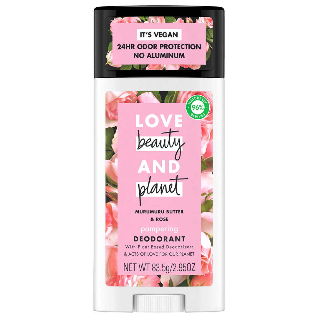 Deodorant, Murumuru Butter and Rose, 2.95 Oz