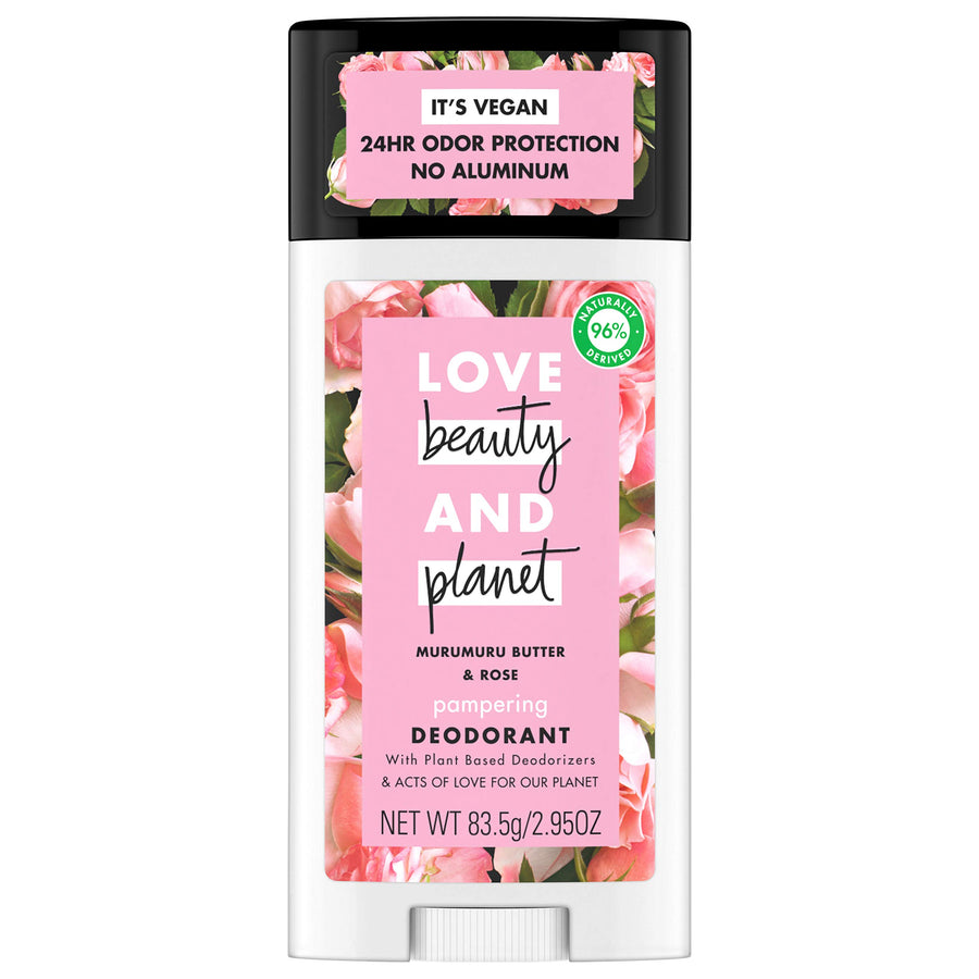 Deodorant, Murumuru Butter and Rose, 2.95 Oz