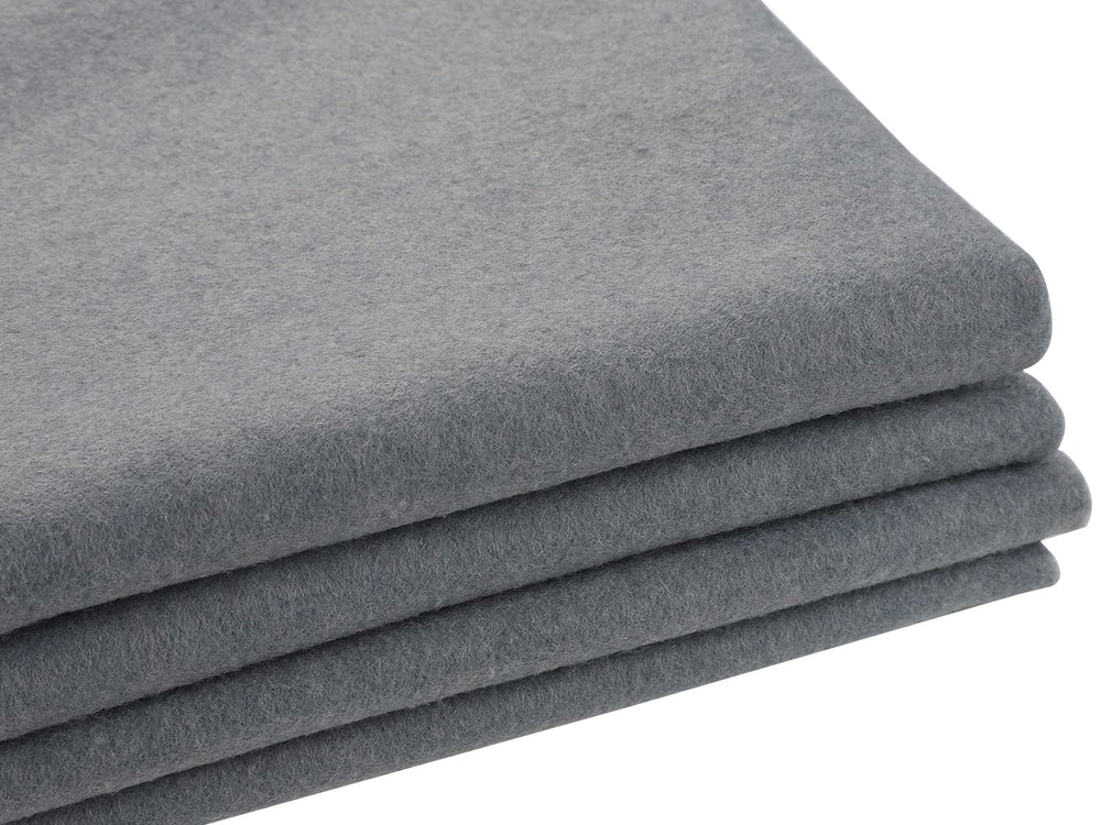 Picheng Solid Color 36x54(91cm x 137cm) Soft Felt Fabric Sheets 1.4mm Thick, 1 Yard Soft Nonwoven Fabric Sheets Suitable for Sewing and Handmade DIY Craft Projects (Grey)